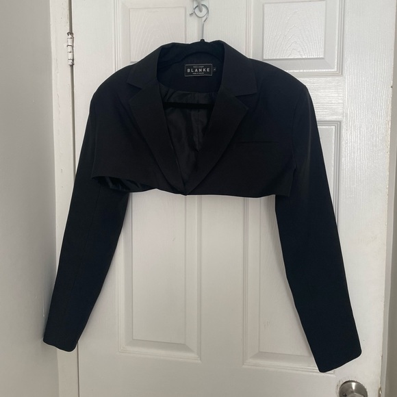 Cropped blazer - Picture 2 of 3
